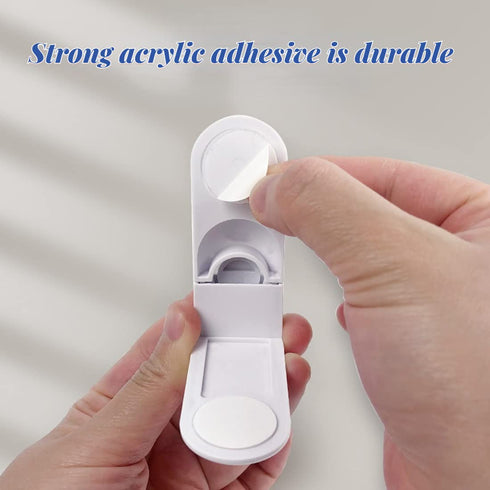 2 Pack Child Safety Refrigerator Lock for Home Fridge Freezer Door Proof Locks,Kids Safety Cabinet Locks,Anti-Opening Refrigerator Lock, with 3M A...