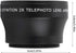2X High Definition Super Telephoto Lens, 46 MM Telephoto Conversion Lens for Camera with 37mm Lens Thread....