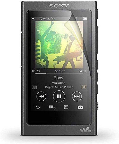 for Sony A55 Case, Soft TPU Protective Skin Case Cover for Sony Walkman NW-A55HN A56HN A57HN A50 A55 A56 A57 with Screen Protector and Strap (Clea...