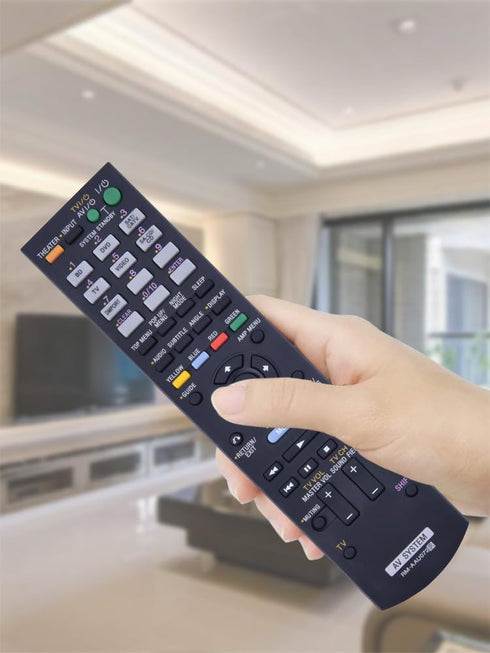 RM-AAU072 RMAAU072 Replacement Remote Control Compatible for Sony AV Receiver Home Audio Theater System RM-AAU071 HT-CT150 HT-CT150HP HT-SS370 HT-...