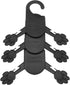 Pet Clothes Hanger RLECS 10pcs 6x7 Black Plastic Dog Puppy Cat Kitten Small Pet Clothes Clothing Hangers...