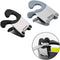 Pot Clip/Stainless steel pot holder,for Spoon Rest Silicone and Stainless Steel Anti-Scald Grip Easy Pot Fixed Clamp Kitchen Accessories Tools (bl...