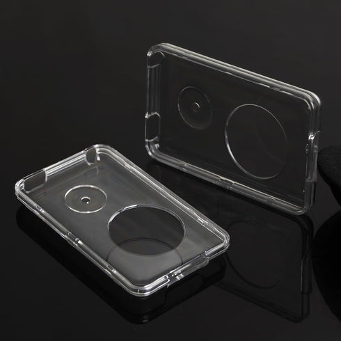 Clear Hard Snap-on Case Cover for Apple iPod Classic 6th 7th 80GB, 120GB Thin 160GB Released on 2009 + Screen Protector(10.5mm Thickness Thin Vers...