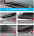 ASLAM Wiper Blade Refills 24"+17" for Infiniti QX50 Original Mitsuba Hybrid Windshield Wipers(1 Pair)...