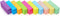 30 Pads 0.6x2 Inch Sticky Notes Flags Tabs Page Markers 10 Bright Color Sticky Index Tabs Page Flags 80 Sheet/Pad...