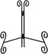 6 Inch Plate Stands for Display, 1Pack Black Iron Adjustable Easel Stand for Photo Picture Frame Plate Album and Home Decoration...
