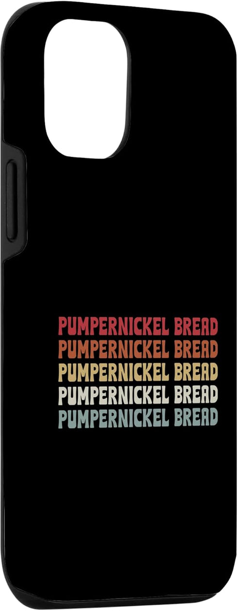 iPhone 14 Pumpernickel Bread Typeset Sourdough Rye Dark Case...