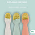 BEABA Set of 2 Silicone Pre-Spoons, For Babies 4-8 Months, Ultra-Soft Silicone Spoons to Help with Self Feeding, Designed with Specialist, Baby Ut...