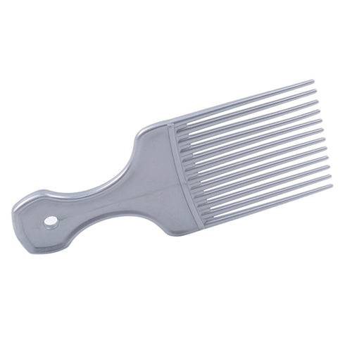 1Pc Grey Salon-Style Hair Pick and Barber Comb - Pick Comb for Curly Hair and Parting Comb Hair Care Comb for Thick Hair Quality Barber Supplies, ...