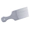 1Pc Grey Salon-Style Hair Pick and Barber Comb - Pick Comb for Curly Hair and Parting Comb Hair Care Comb for Thick Hair Quality Barber Supplies, ...