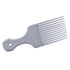 1Pc Grey Salon-Style Hair Pick and Barber Comb - Pick Comb for Curly Hair and Parting Comb Hair Care Comb for Thick Hair Quality Barber Supplies, ...