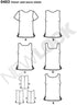 New Look Sewing Pattern 6483 Misses Tops, Size A (6-8-10-12-14-16)...