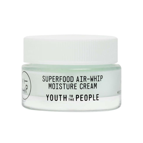 Youth To The People Air-Whip Moisture Face Cream - Gel Moisturizer & Face Primer - Lightweight Green Tea + Hydrating Hyaluronic Acid Moisturizer f...