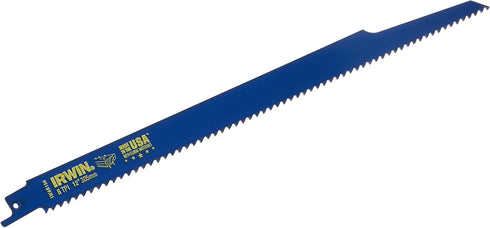 IRWIN Tools Nail-Embedded Wood Cutting Reciprocating Saw Blade, 12-Inch, 6 TPI (372156)...