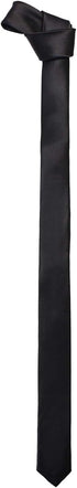 K. Alexander New Mens Solid Black Retro Skinny Necktie 1.5" Tie...