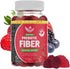 Sugar Free Prebiotic Fiber Gummies for Adults Kids Mixed Berry Flavor Plant Supplement for Women Men, Daily Digestive Health Regularity 60 Count (...