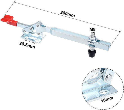 uxcell Toggle Clamp GH-22185 Horizontal Clamp Quick Release Tool 250Kg 550lbs Capacity...