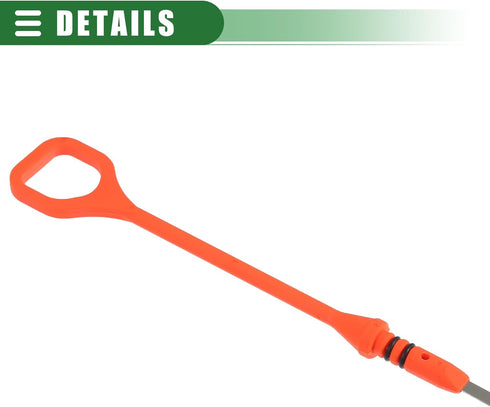 Motoforti Engine Oil Dipstick Indicator, Oil Dipstick Replacement, for Honda Civic 1996-2000, Metal Plastic, No.15650P2FA00, Orange...