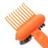 3 Pieces Hair Brush Cleaning Tool, Orange Plastic Comb Cleaning Brushes 2-In-1 Styling Accessory for Removing Hair Dust Home Hair Care Tool(Orange...