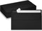 50 Pack #10 Business Envelopes, Black Standard Envelopes Self Seal, Letter Size Business Mailing Envelopes for Checks Letters Invoices Statements ...