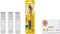 uni Alpha Gel switch 0.5mm Mechanical Pencil, yellow Body (M51009GG1P.2) +uni Mechanical Pencil Lead,The Uni Smudge-Proof Leads 0.5mm HB 3 Set Sti...