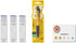 uni Alpha Gel switch 0.5mm Mechanical Pencil, yellow Body (M51009GG1P.2) +uni Mechanical Pencil Lead,The Uni Smudge-Proof Leads 0.5mm HB 3 Set Sti...