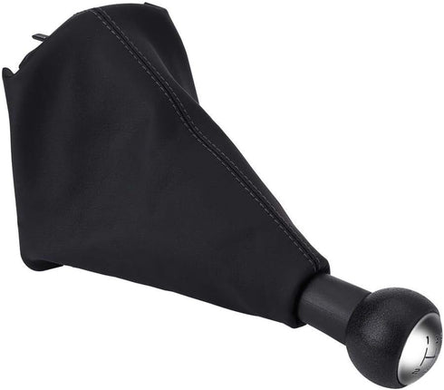 5 Speed Car Shift Lever Gear Head, Gear Shift Knob Gaiter Boot Kit for Peugeot 307 308 607 608 Citroen C3 C5 Gear Stick Boot...