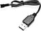 Maxmoral USB Power Charger Cable, USB Charging Cable SM 2P, SM 2P, 3.6V 250mA Output Ni-Cd Ni-Mh Battery Pack USB Charging Cable SM 2P Plug for RC...