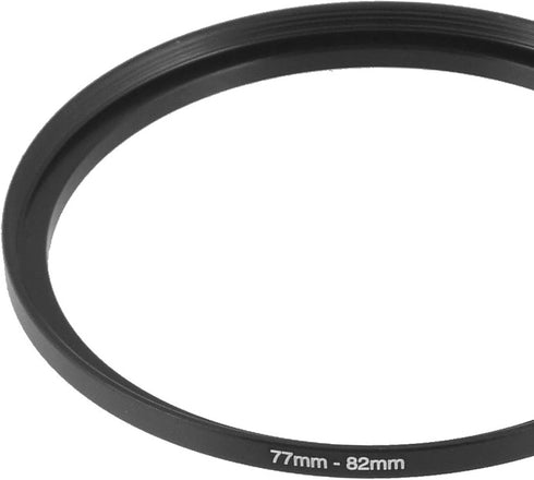 uxcell Camera Lens Filter, Metal Filter Step Up Ring Adapter 77mm to 82mm for Camera Lens, 77mm Male 82mm Female Stepping Up Filter Ring for Digit...