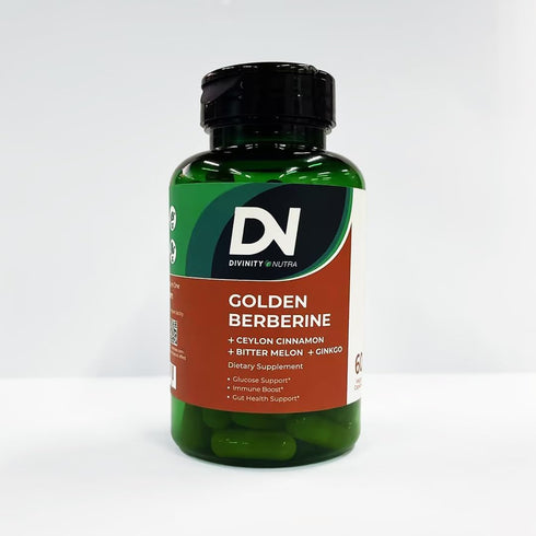 4-in-1 Berberine Supplement 1500mg,Glucose Support,Ceylon Cinnamon Bitter Melon Ginkgo, Boosts Immunity, Gut & Heart Health, 60 Capsules, High Pot...