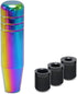 (Multicolor) 5.1" Racing Style Manual Universal Gear Shift Knobs Shifting Lever Fit Compatible with Tacoma STi Nismo 2004 Honda Accord Subaru Hond...