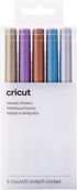 Cricut Pen Set | Metallic (5ct) | Medium-Point Pens for Maker, Explore, & Venture Machines - Gold, Silver, Copper, Blue & Rose...
