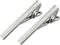 2.1 Inch Long Mens Tie Clip Clasp Bar Set for Regular Ties Spring Loaded End...