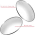 Ampper 4 Pack 3" Blind Spot Mirrors, Aluminum Frame Glass Convex Rear View Blind Spot Mirrors For Pick-up Truck, SUV, Van, Large Vehicle...