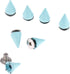 Punk Metal Rivets Screw For Handbag, Belt Shoes, Colored Metal Screw Back Rivet, Cone Spikes Screwback Studs, DIY Leathercraft Findings, 7X10MM, P...