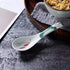 Ceramic Soup Spoons set, Chinese Style Glaze Porcelain Rice Spoons, Asian Tableware spoons Set of 4 (Dark green)...