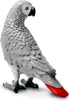 Safari Ltd. African Grey Parrot Figurine - Detailed 2" Plastic Model Figure - Fun Educational Play Toy for Boys, Girls & Kids Ages 3+...