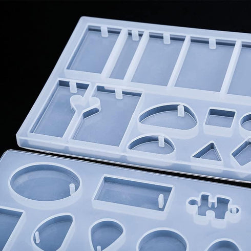 BooteeQue Resin Jewelry Molds, Earring Making Kit, Silicone Molds for Pendant, Keychain Charm Making and Earrings Necklaces Bag Charms DIY...