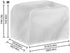 Horse Toaster Dust Cover, Universal Toaster Covers Bread Maker Cover Rsoe Print Bakeware Protector Small Appliance Dust Storage Bag for 4 Slice To...
