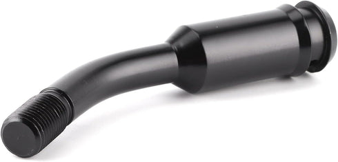 aqxreight Shift Knob Extender, Aluminum Racing Gear Shifter Stick Lever 5" Bend Bent Extension Compatible with T3/T4 T25...