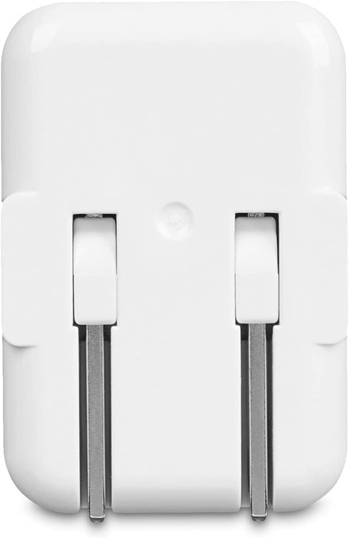 Amazon Basics 12W One Port USB-A Wall Charger (2.4A) for Phones (iPhone 15/14/13/12/11/X, Samsung, and more), Pack of 2, White...