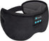 Bluetooth Headphones Headband Eye Mask Wireless Bluetooth Sleep Mask for Side Sleepers Velcro Adjustable Bluetooth 5.2 Speaker Microphones Airplan...