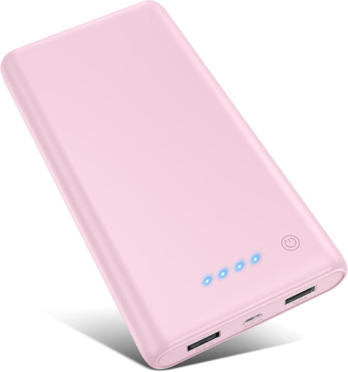 Portable Charger Power Bank 26800mah,Ultra-High Capacity Safer External Cell Phone Battery Pack,2 USB Output High Speed Charging Power bank Compat...
