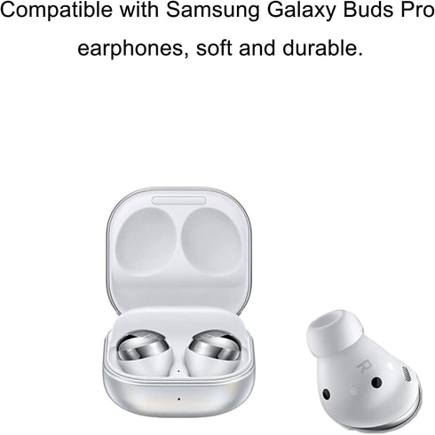 Adhiper Silicone Earbuds Replacement Buds Pro Earbuds Earmuffs Earbuds Compatible for Samsung Galaxy Buds Pro Earbuds/SML Silicone Earbuds 3 Sizes...