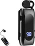 Retractable Wireless Headset Headphone Stereo Earphone V5.0 Noise Cancelling Mic Clip on Earpiece Comfortable HandsFree Headset 20Hrs Talking Time...