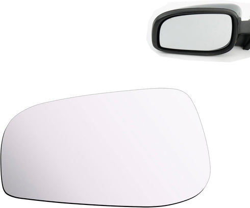 Side Mirror Glass fit for 2004-2006 Volvo S60 S80 V70 Driver Left Side Mirror Glass Replacement No Backing Plate Flat Including Adhesive...