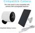 Solar Panel Compatible with SimpliSafe Outdoor Camera Wireles, 4W 5V Solar Panel with 10ft Micro USB Charging Cable for Outdoor Battery Powered Se...