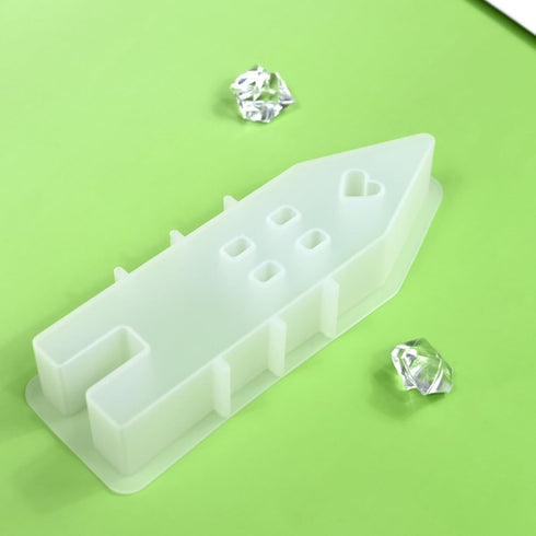2 Pcs Resin Molds, Love House Resin Earring Mold for Epoxy Resin Silicone Molds DIY Craft Supplies 3D Mold Resin Mold (A_ 6.48x2.12x2.08 inch)...