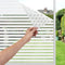 LEMON CLOUD Privacy Window Film Self-adhesive No-Glue Static Cling Stripe Pattern Frosted Window Film Decorative Privacy Glass Film for Office Hom...