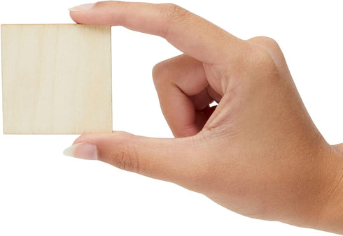 Juvale Wood Squares for Crafts - 60 Pack 2 x 2 in Poplar Plywood Tiles - Unfinished Loose Parts for Painting & DIY Projects - Wood Pieces & Tiles ...